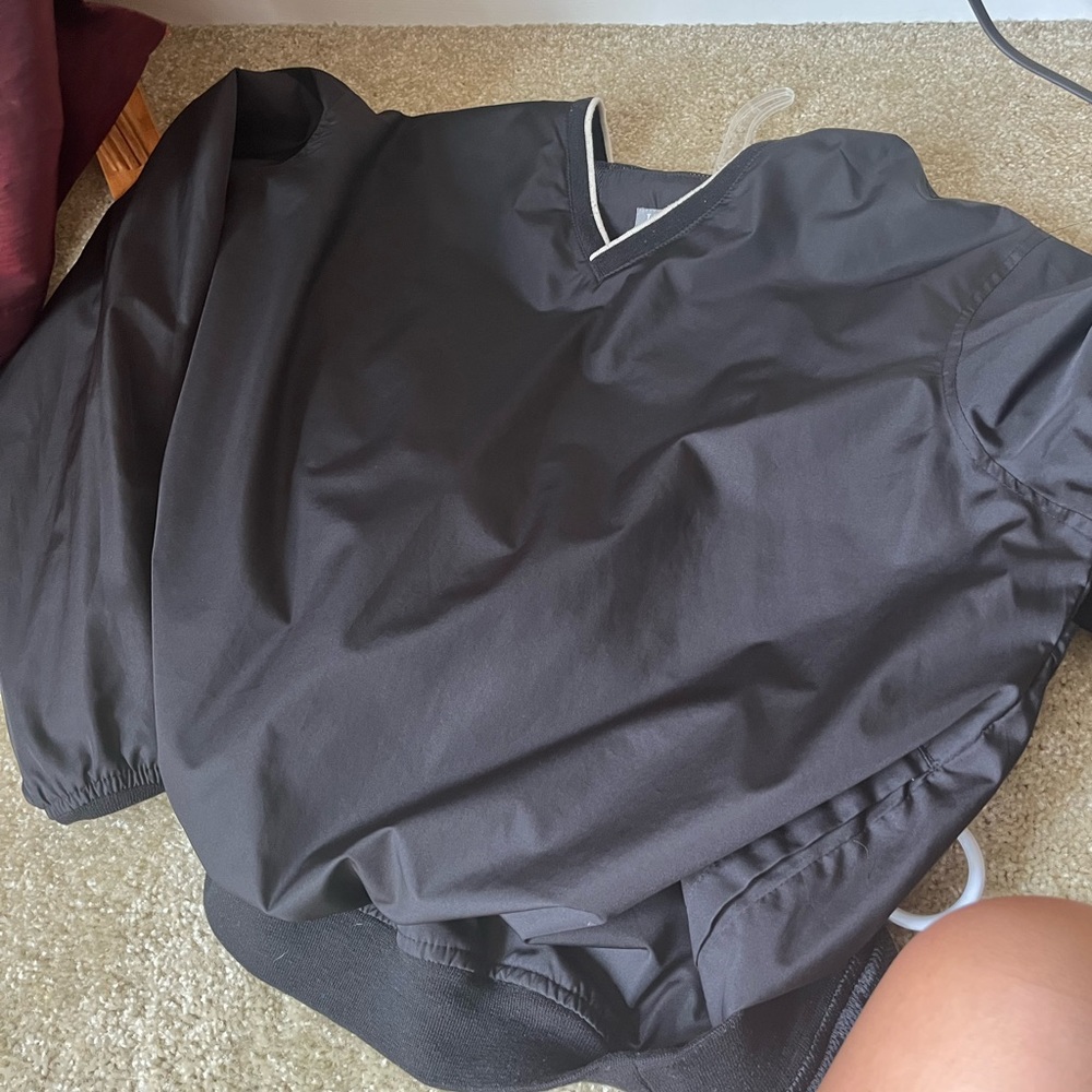 IZOD BLACK WINDBREAKER- unisex